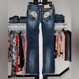 Miss Me - Wings Boot Cut Jeans